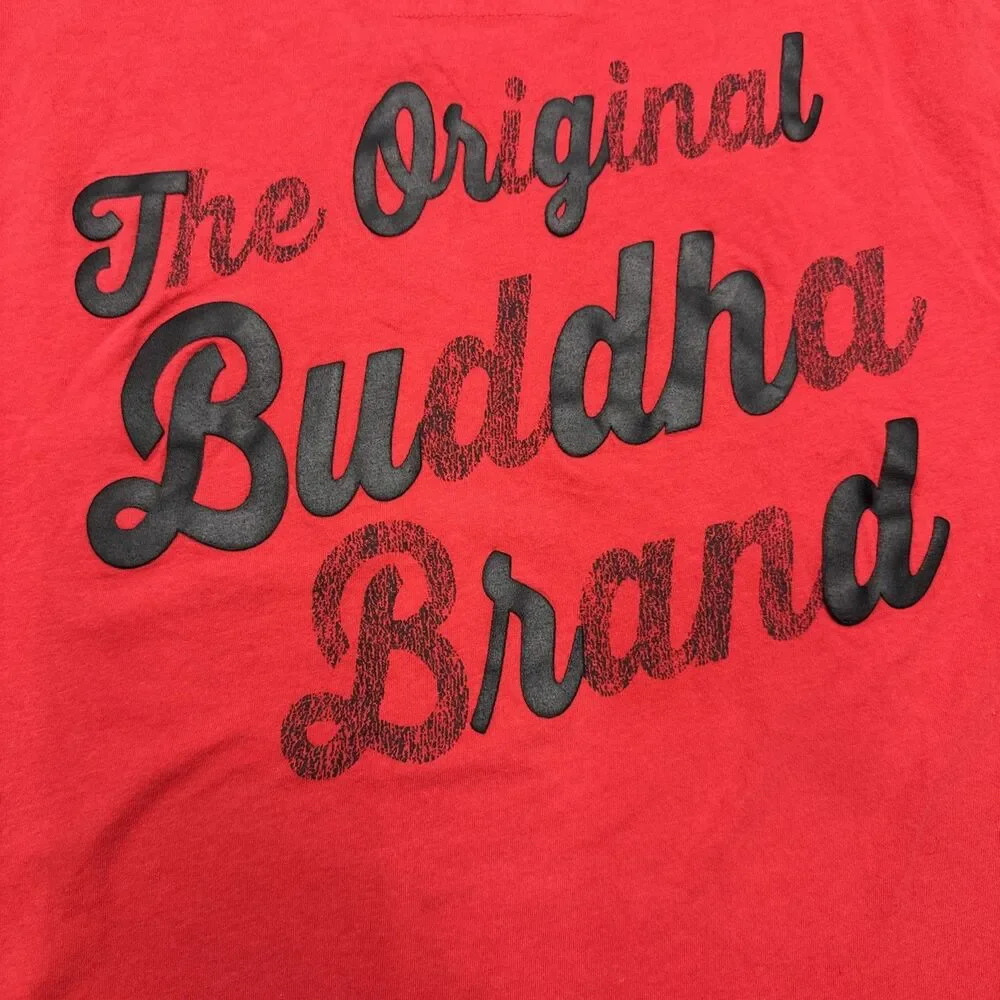 Vintage True Religion Buddha T Shirt Mens XXXL Red Y2K Graphic Tee Rare